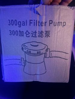 300 gallon super clean filter pump
