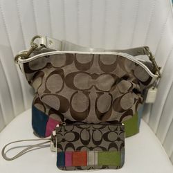 Coach Bag  And Coin Purse