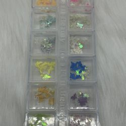 Butterflies and Glitter decals