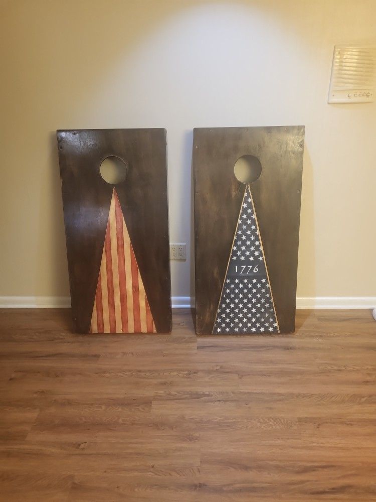Regulations Size Cornhole Boards w Bags