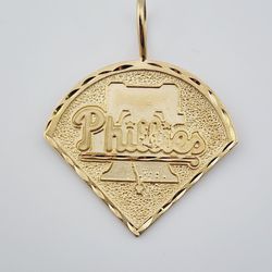 14k Gold Philadelphia Phillies Pendant