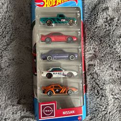 Hot Wheels Nissan 5 Pack