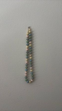 Vintage pastel necklace