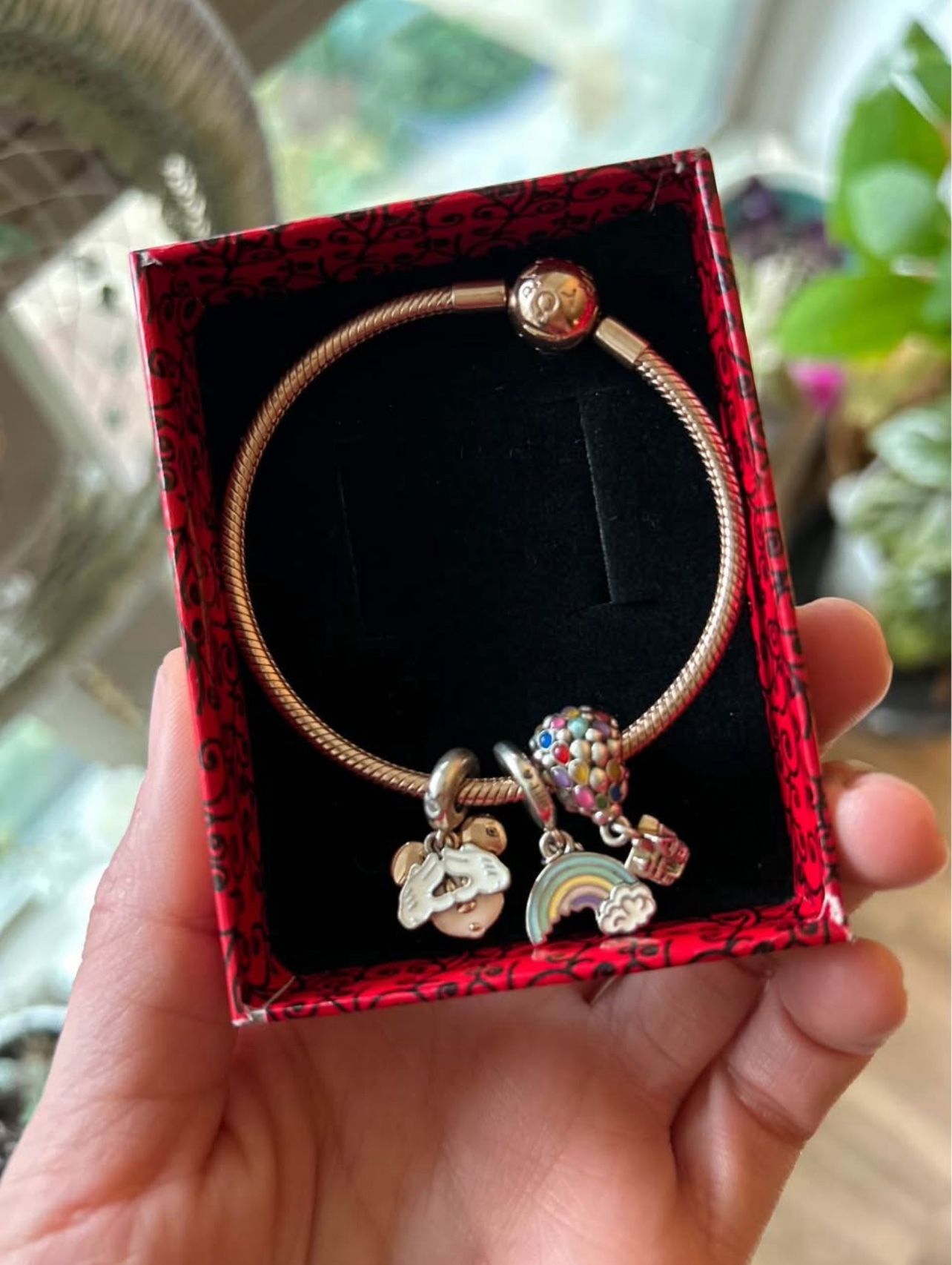 Pandora Rose Gold Bracelet With Charms