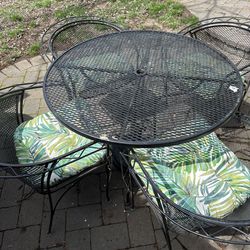 Patio Table & Chairs - Wrought Iron