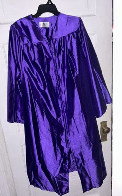 Purple Graduation gown robe fits height 5’3” - 5’5”