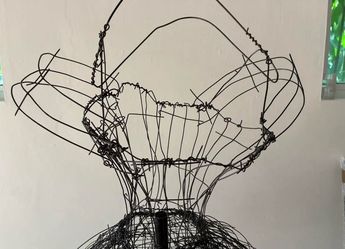 Leigh Pennebaker Wire Dress Sculpture