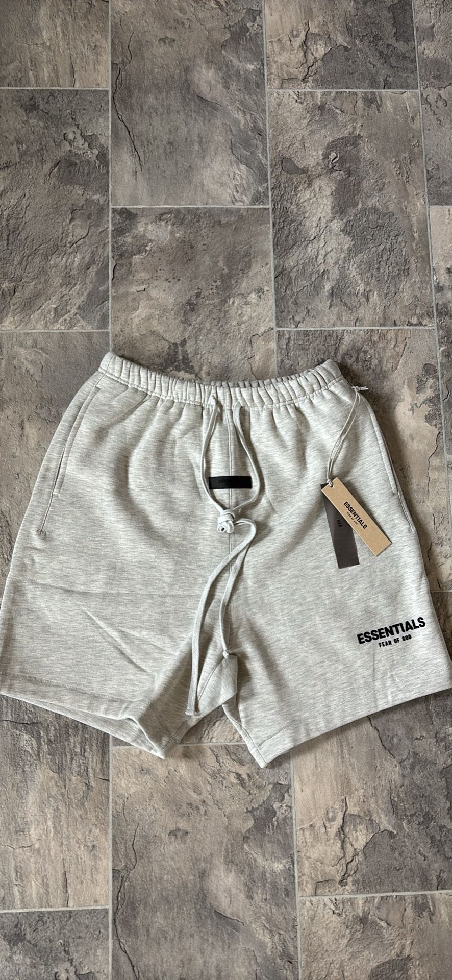 Essentials White Shorts