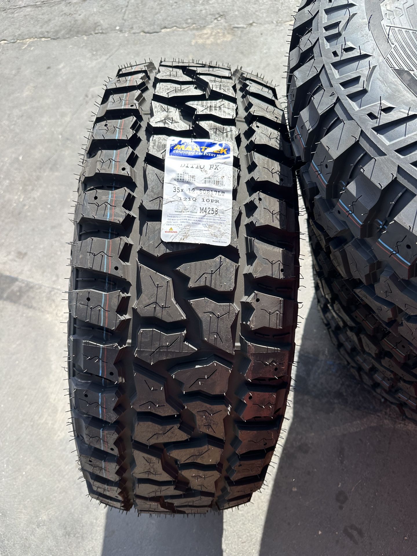 35-12.50-17 10-PR BEAND NEW ROUGH TERRAIN TIRES π WE FINANCE