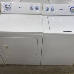 Amana Set Washer And Dryer Electric Good Condition We Delivery 