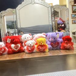 Ositos De Peluche 6” Y 8” 