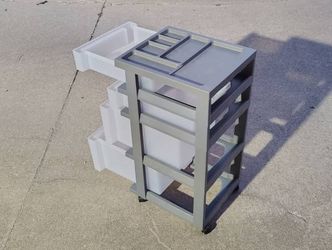 ×5 ea $18 Rolling 4  Drawer Cart Tote Storage Tub Organizer
