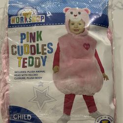 Build A Bear Pink Cuddles Teddy Halloween Costume Child 18-24 Months New