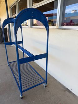 Classroom backpack storage cart
