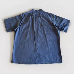 Polo Ralph Lauren Caldwell Camp Shirt Men XL Blue Short Sleeve Classic Button-Up