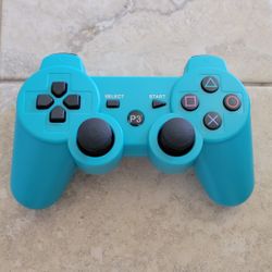 PS3 Controller - Turquoise - Playstation 3 - Wireless - Bluetooth 
