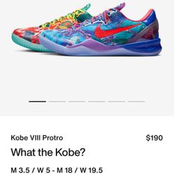 Nike Kobe Basketball Shoes Men’s Size 9.5