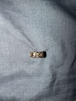 14k Cuban link ring