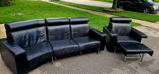 FREE leather sectional