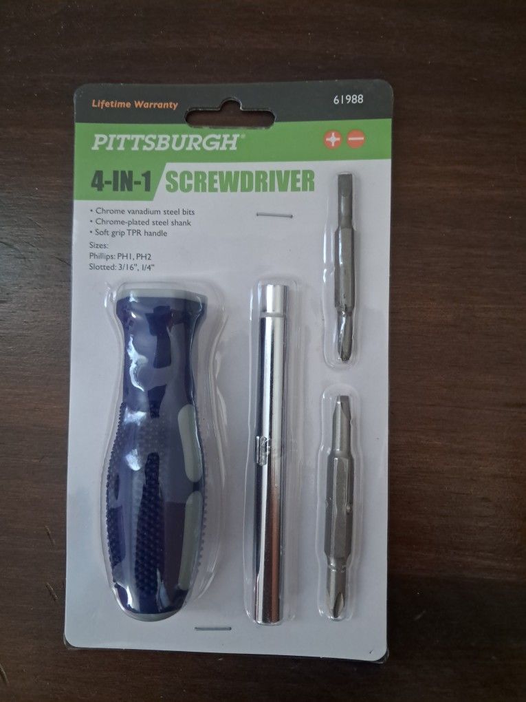 Four and one screwdriver