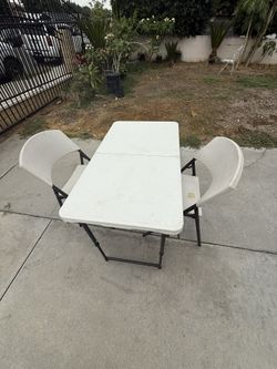 Table Set Include 2 Chairs