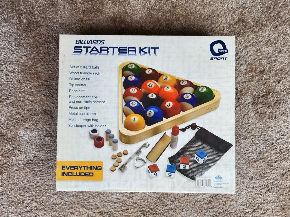 *** BILLARDS POOL BALL STARTER KIT ***