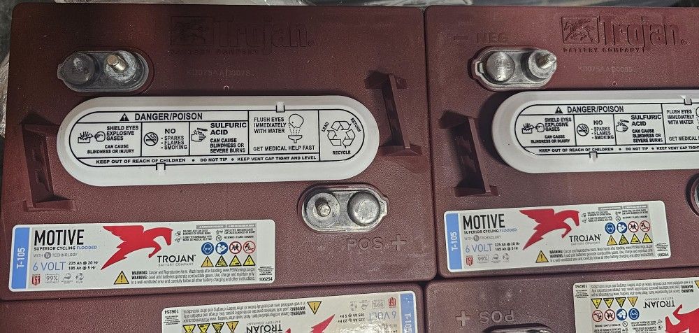 New Battery of 6volt With 225AH, guarantee of 1 year