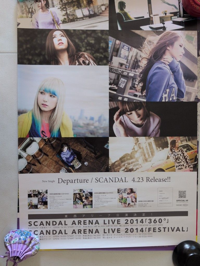 Scandal Band Poster Departure 