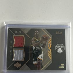 Ray Allen Jersey Basketball Card