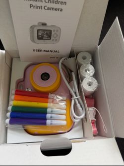 NEW Kids Instant Print Camera