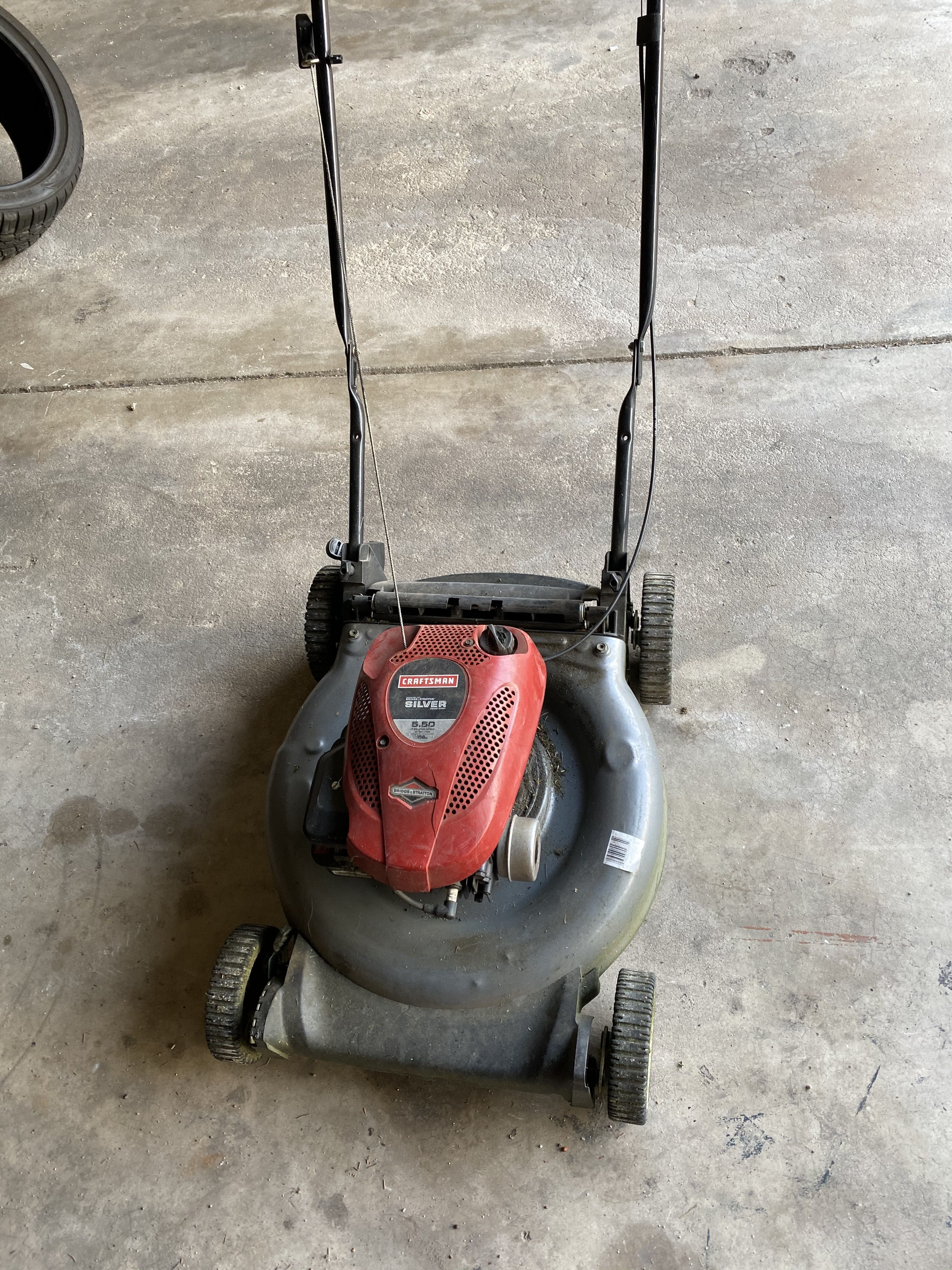 Craftsman 158cc Briggs and Stratton lawn mower