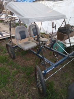 2 seater bike kart