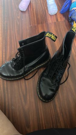 Dr. Martens Air Wair Black Leather Boots