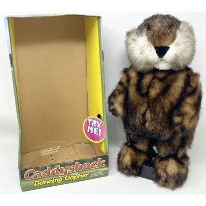 PARTS OR REPAIR - 2000 Gemmy Original Caddyshack Plush Dancing Gopher