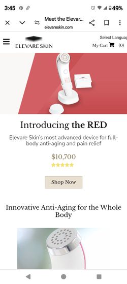 Skin  Therapy.  Anti Aging Device 