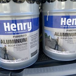 Two Buckets 555fibered Aluminum Coating 85each‼️‼️