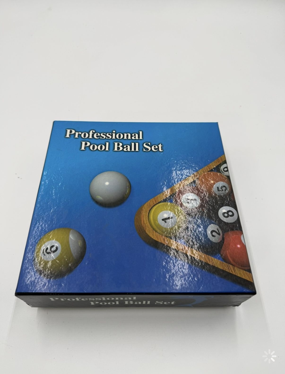 Professional Pool Ball Set Classic Resin Complete Original Box 10x10x3