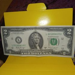 Two dollar bill