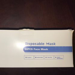 Box Of 50 Face Mask 