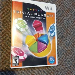 Trivial Pursuit: Bet You Know It (Nintendo Wii, 2011) Complete video game 