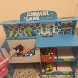 Kids Playroom Toys. Kitchen, Animal Hospital, Doll House, Organization