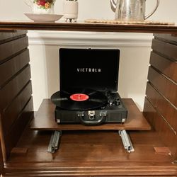 Antique Record Player Display