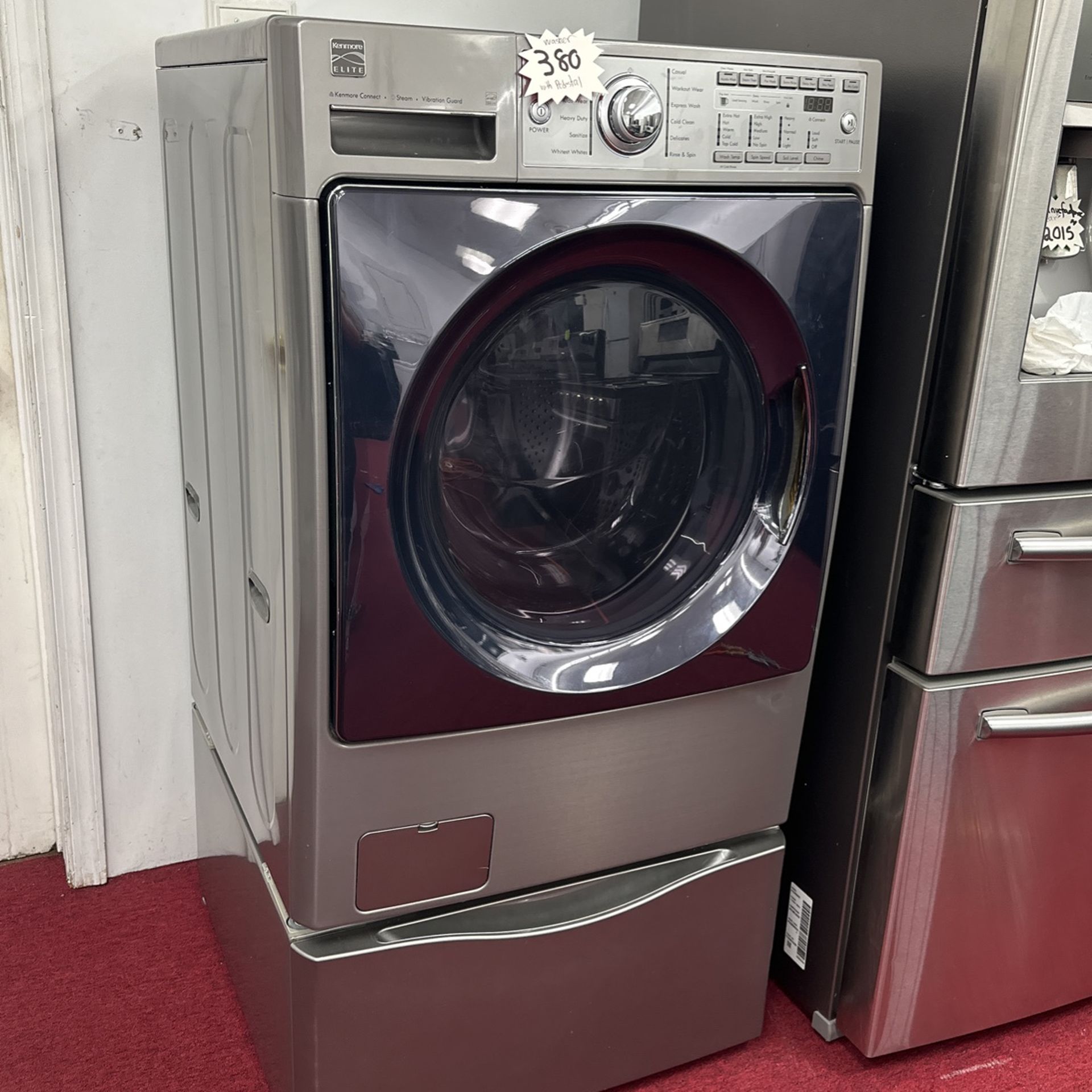 Kenmore Front Load Washer With Pedestal