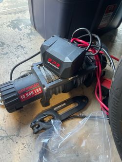 Lights  bull bar roof rack winch switches