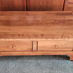 Nichols & Stone Solid Cherry Coffee or Cocktail Table