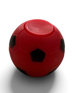 Red Soccer Ball Fidget Spinner Toy