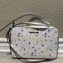 Michael Kors Jet White Set Crossbody Bag