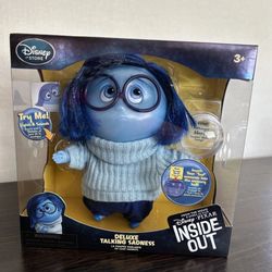 New* Disney Store Inside Out Sadness Deluxe Talking Sadness Sealed
