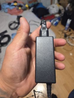 Black AC Power Adapter Brick with Cable