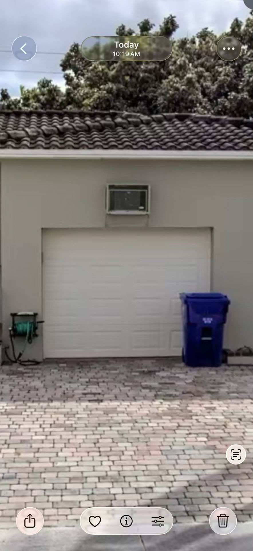 Insulated/impact Single Car Garage Door